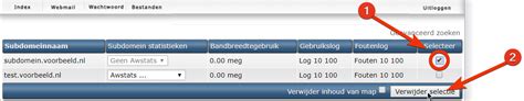 Subdomein als volwaardig domein toevoegen